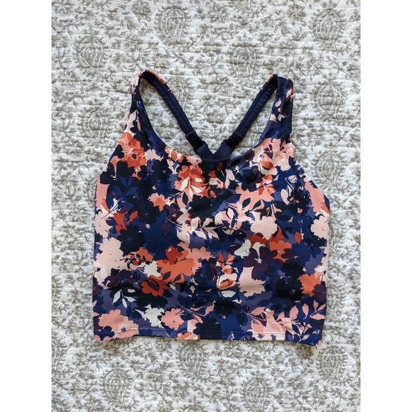Old Navy Active Light Support PowerSoft Adjustable Longline Sports Bra Size M - Picture 3 of 5